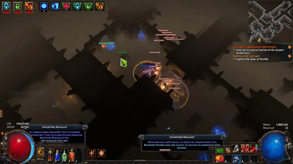 Path of Exile combat assist settings